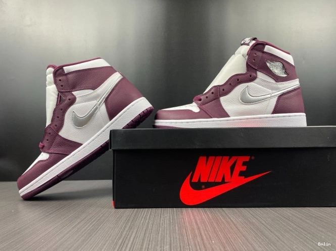 Bmlin Bordeaux OG Jordan 1 555088-611 High Air 0806